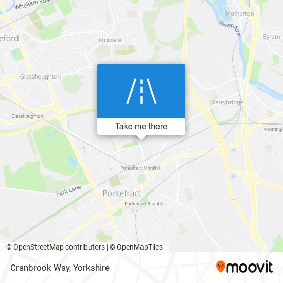 Cranbrook Way map