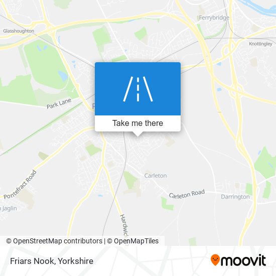 Friars Nook map