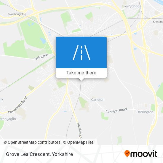 Grove Lea Crescent map
