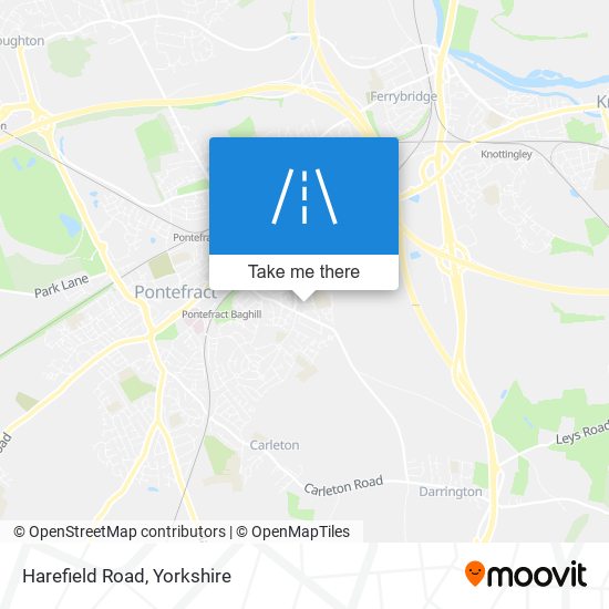Harefield Road map