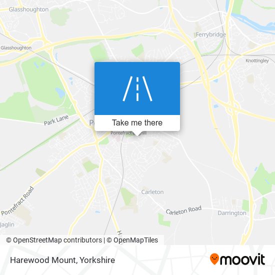 Harewood Mount map