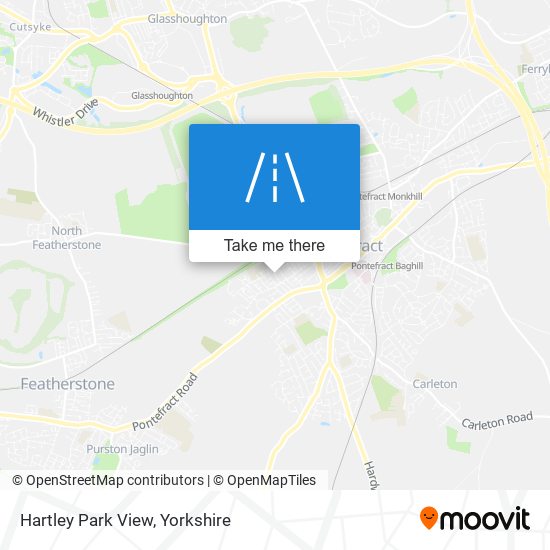 Hartley Park View map
