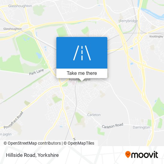 Hillside Road map