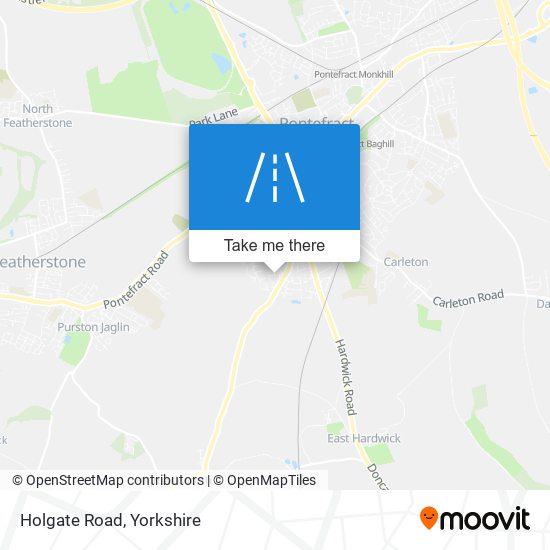 Holgate Road map
