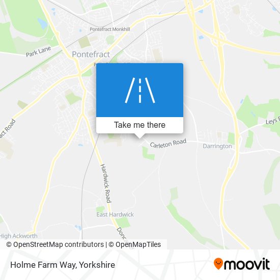 Holme Farm Way map