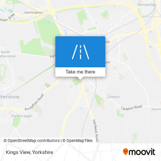 Kings View map