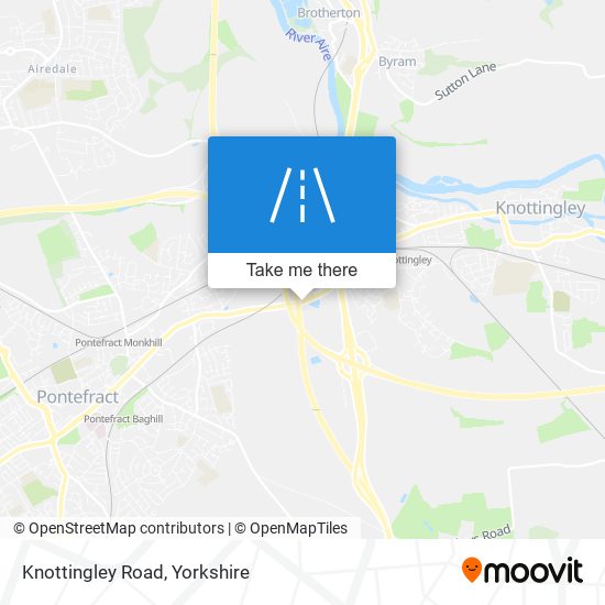 Knottingley Road map