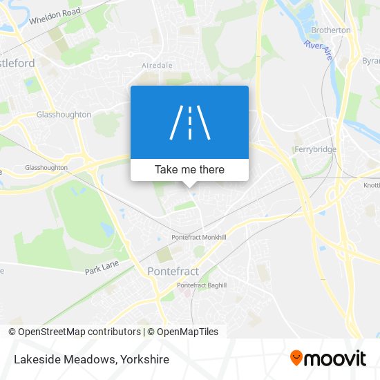 Lakeside Meadows map