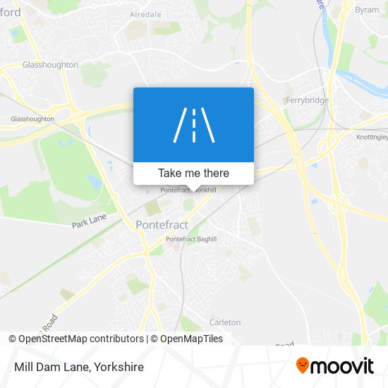 Mill Dam Lane map