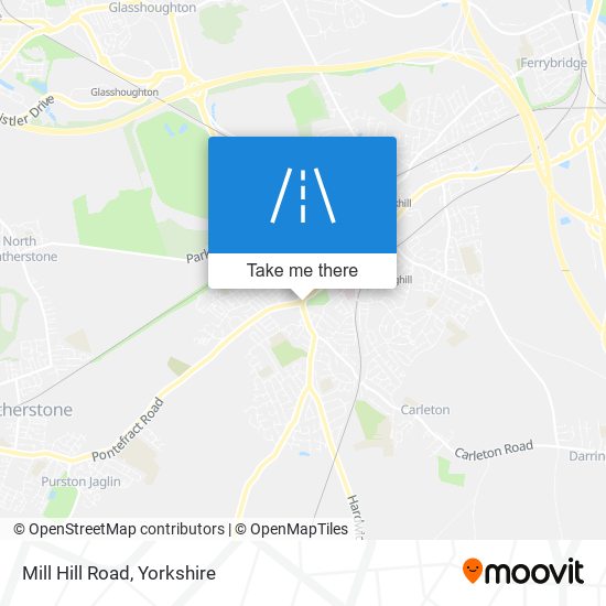 Mill Hill Road map