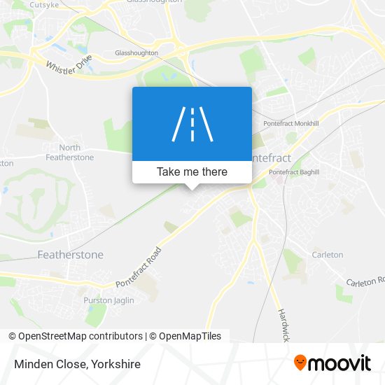 Minden Close map