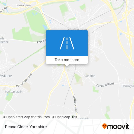 Pease Close map