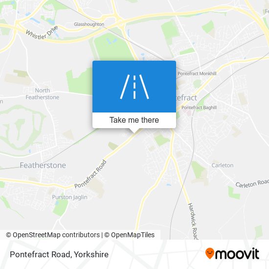 Pontefract Road map