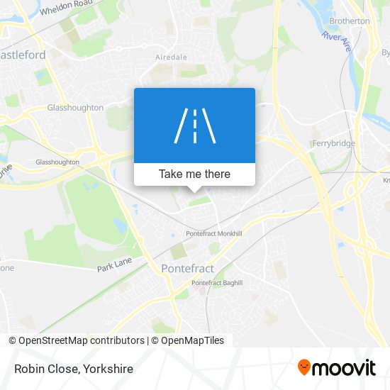 Robin Close map