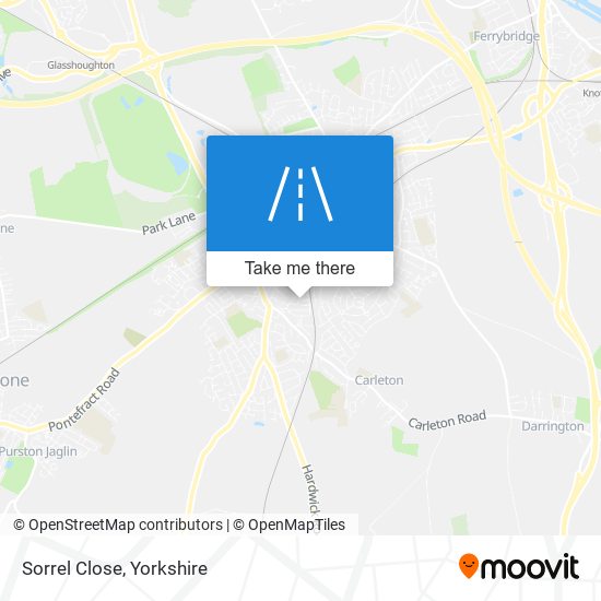 Sorrel Close map