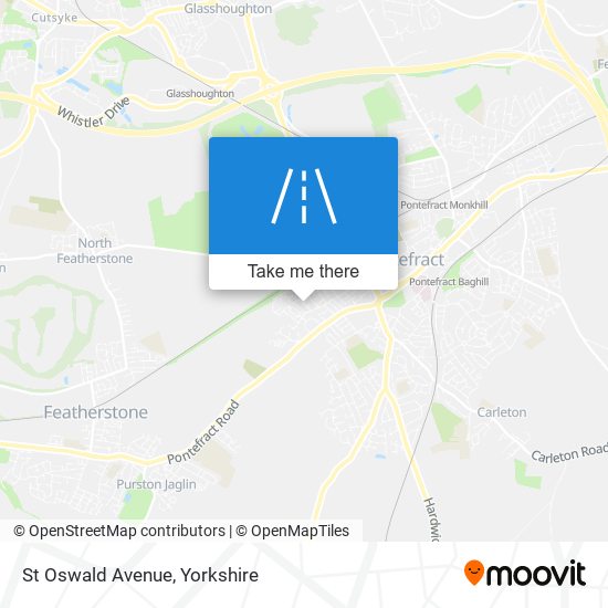 St Oswald Avenue map