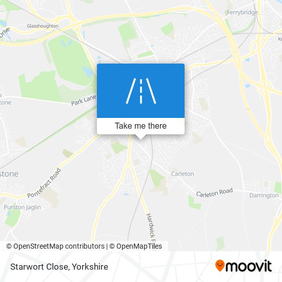 Starwort Close map