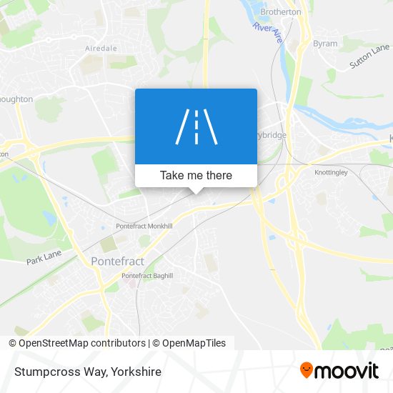 Stumpcross Way map