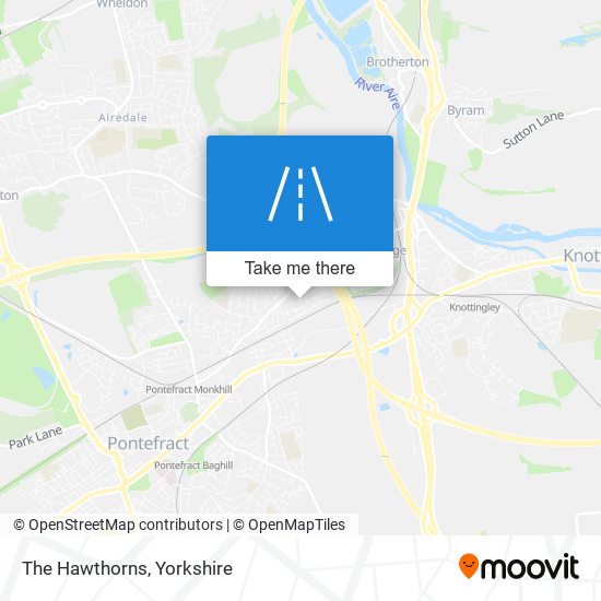 The Hawthorns map