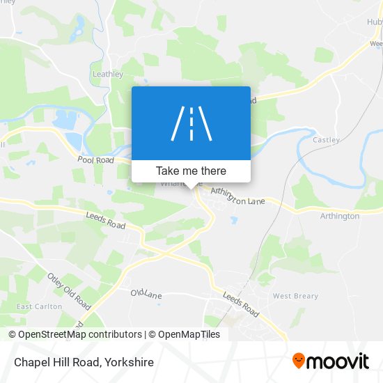 Chapel Hill Road map