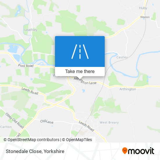 Stonedale Close map