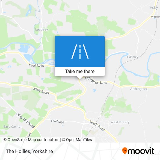 The Hollies map