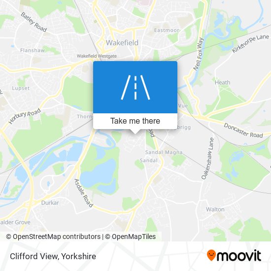 Clifford View map