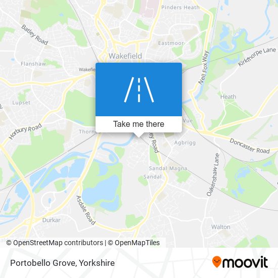 Portobello Grove map