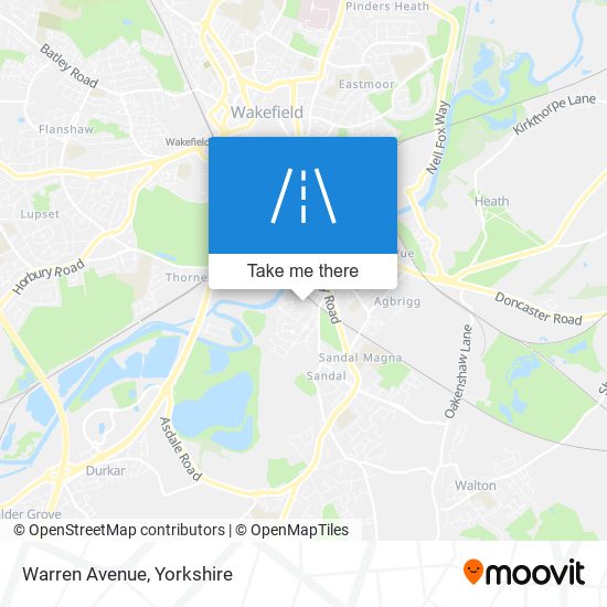 Warren Avenue map