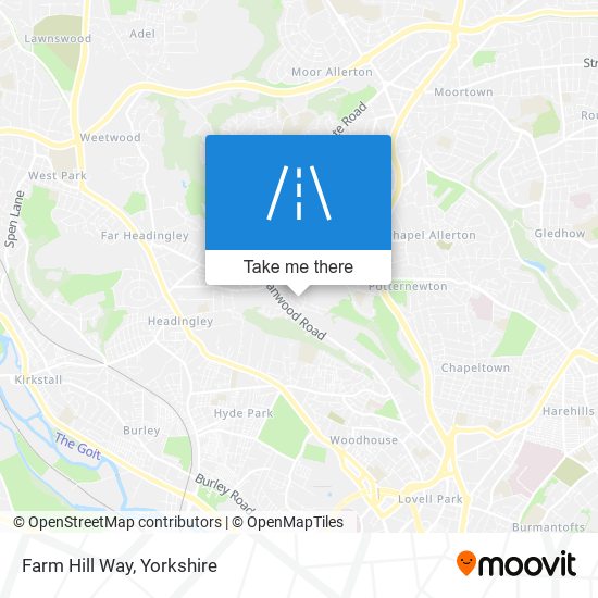 Farm Hill Way map