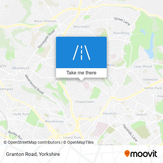 Granton Road map