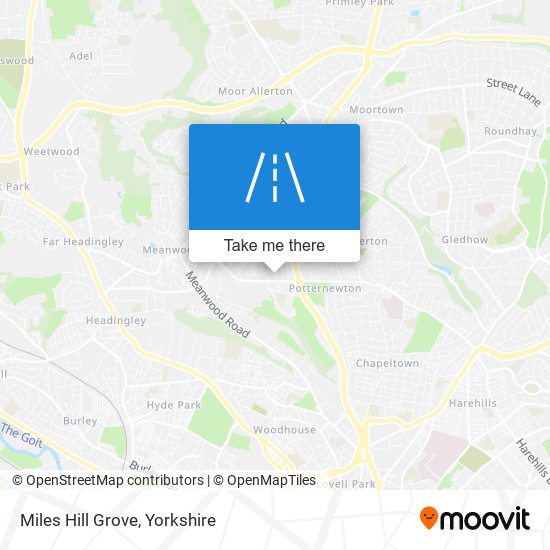 Miles Hill Grove map