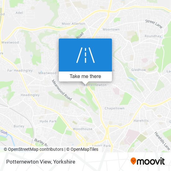Potternewton View map