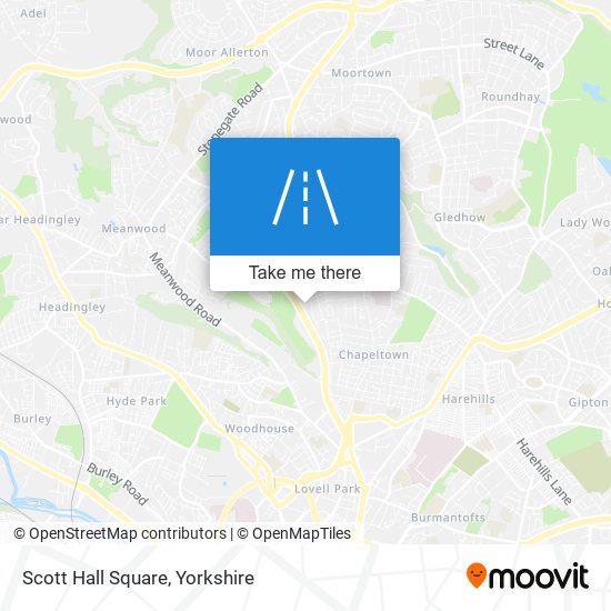 Scott Hall Square map