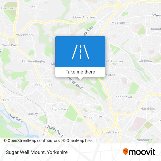 Sugar Well Mount map