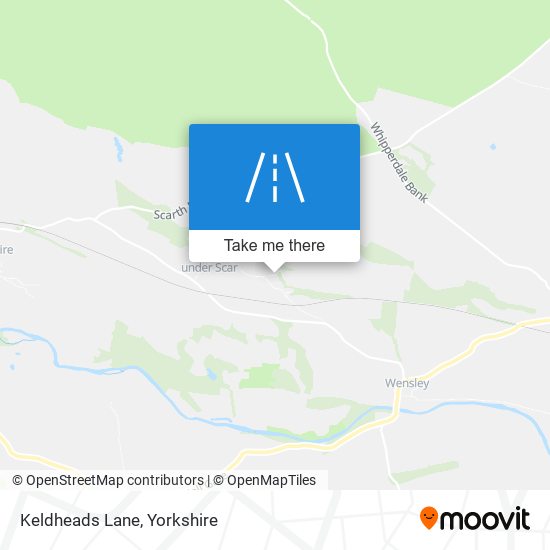 Keldheads Lane map