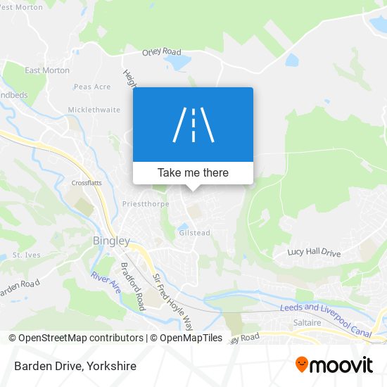 Barden Drive map