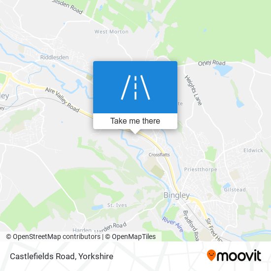 Castlefields Road map