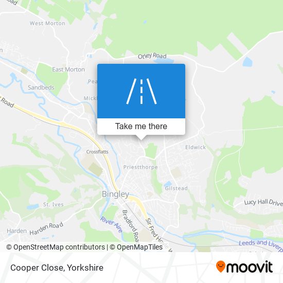Cooper Close map