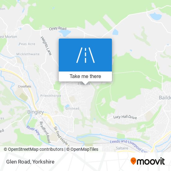 Glen Road map