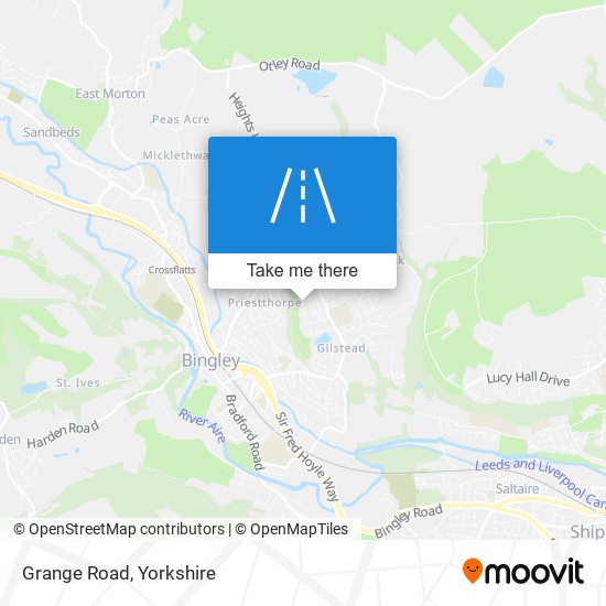 Grange Road map