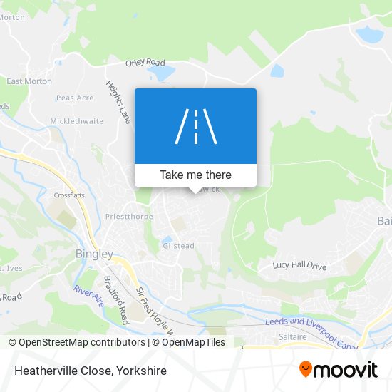 Heatherville Close map