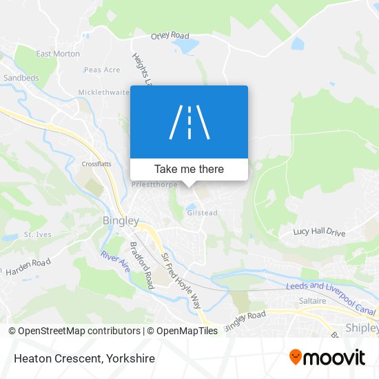 Heaton Crescent map
