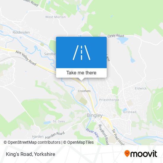 King's Road map