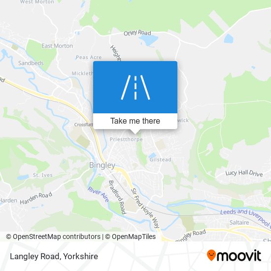 Langley Road map
