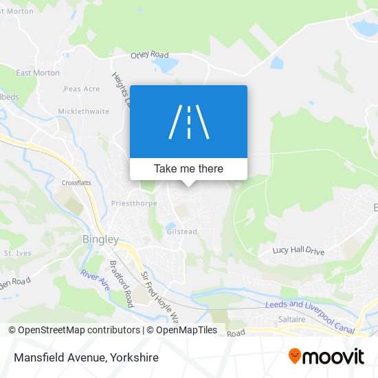 Mansfield Avenue map