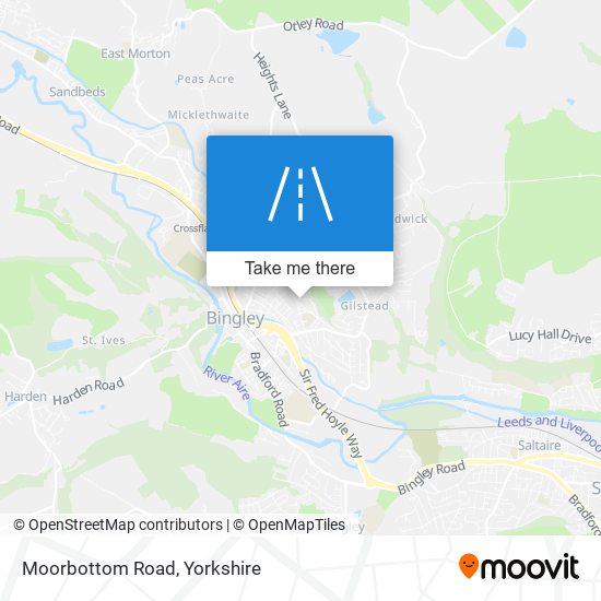 Moorbottom Road map