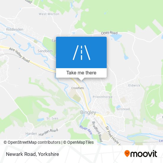 Newark Road map