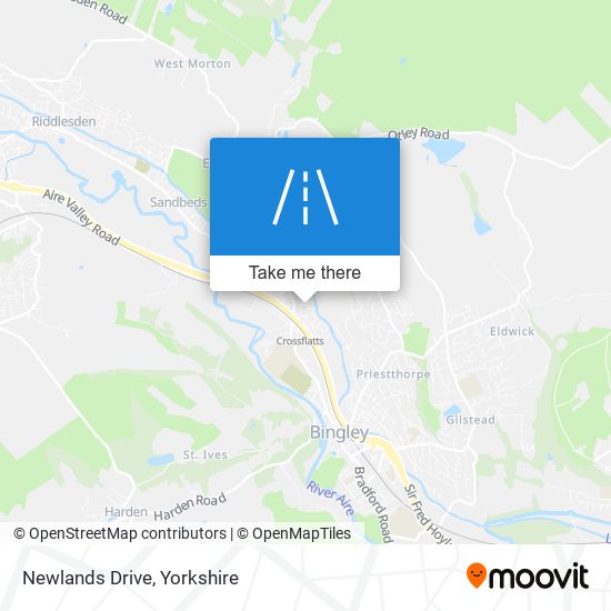 Newlands Drive map