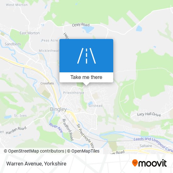 Warren Avenue map